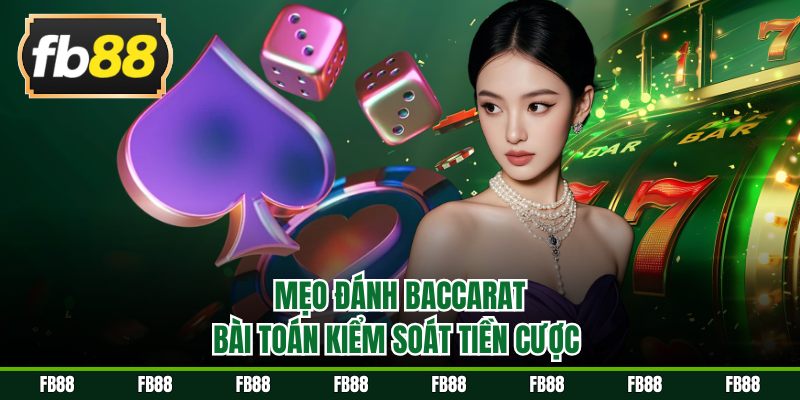 Mẹo đánh baccarat bài toán kiểm soát tiền cược
